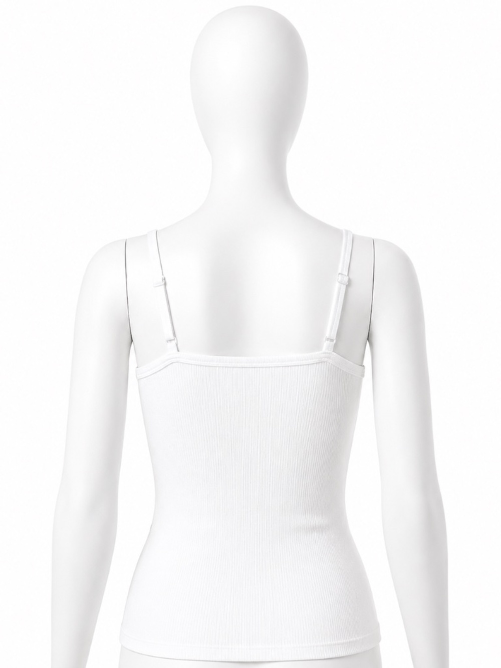 Bombas Seamless Built-In Bra Cami Tank White L/XL - Picture 3 of 3